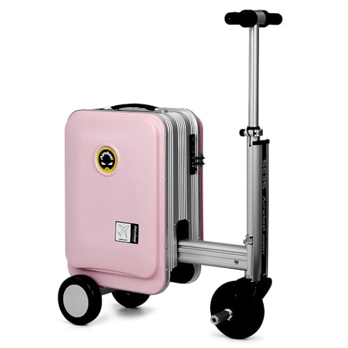 Airwheel SE3S Smart Rideable Suitcase Electric Luggage Scooter For Travel (black)