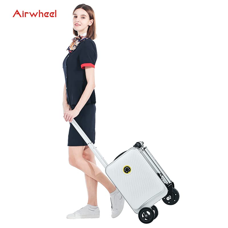 Airwheel SE3S Smart Rideable Suitcase Electric Luggage Scooter For Travel (black)