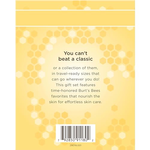 Burt's Bees Gifts Ideas - Classics Set, 6 Products in Giftable Tin – Cuticle Cream, Hand Salve, Lip Balm, Res-Q Ointment, Hand Repair and Foot Cream