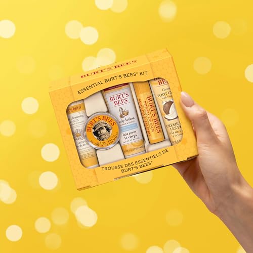 Burt's Bees Gifts Ideas - Classics Set, 6 Products in Giftable Tin – Cuticle Cream, Hand Salve, Lip Balm, Res-Q Ointment, Hand Repair and Foot Cream