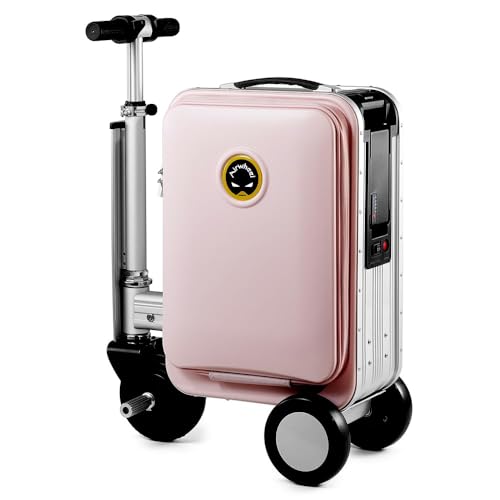 Airwheel SE3S Smart Rideable Suitcase Electric Luggage Scooter For Travel (black)