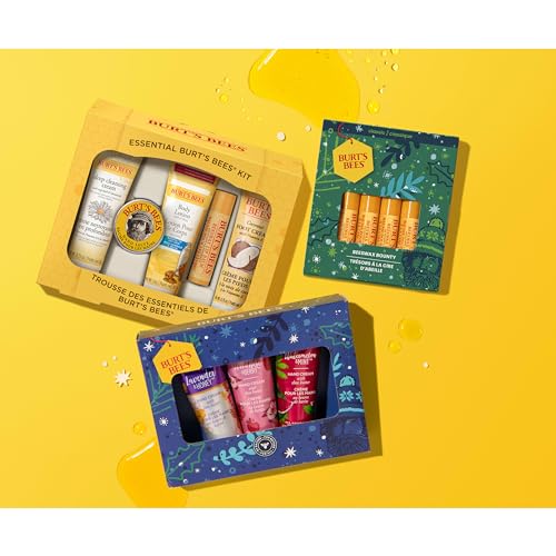 Burt's Bees Gifts Ideas - Classics Set, 6 Products in Giftable Tin – Cuticle Cream, Hand Salve, Lip Balm, Res-Q Ointment, Hand Repair and Foot Cream