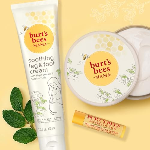 Burt's Bees Gifts Ideas - Hand Repair Set, 3 Hand Creams plus Gloves - Almond Milk, Lemon Butter Cuticle Cream, Shea Butter Repair