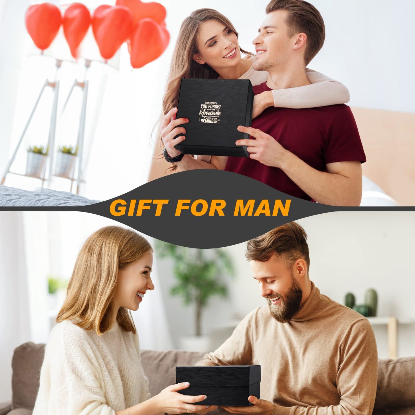 Birthday Gifts for Men-Mens Gifts Gift for Men Unique Best Gifts for Men Who Have Everything Anniversary Baskets Gifts for Him Funny Guy Valentines Gifts for Boyfriend,Husband