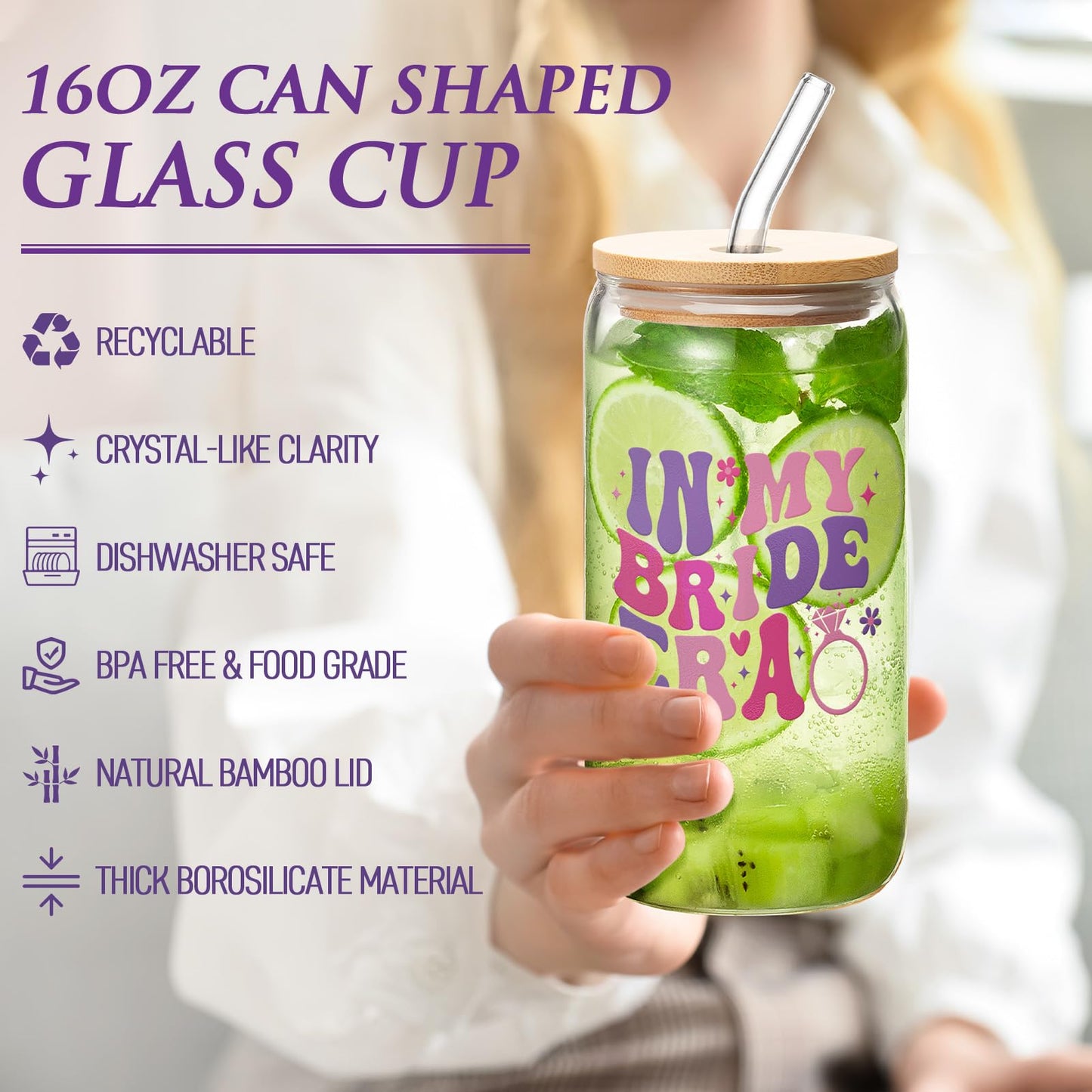 Birthday Gifts for Women Friendship, Get Well Soon Gifts for Women Care Package Inspirational Thinking of You Gifts Self Care Gifts, Unique Gifts for Mom Her Friends Sister Wife w/ 16Oz Can Glass Cup