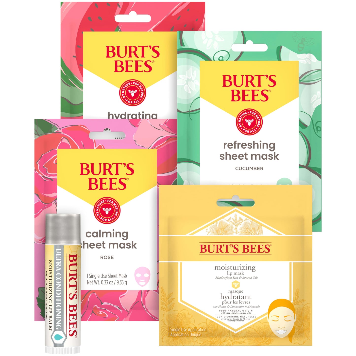 Burt's Bees Gifts Ideas - Hand Repair Set, 3 Hand Creams plus Gloves - Almond Milk, Lemon Butter Cuticle Cream, Shea Butter Repair