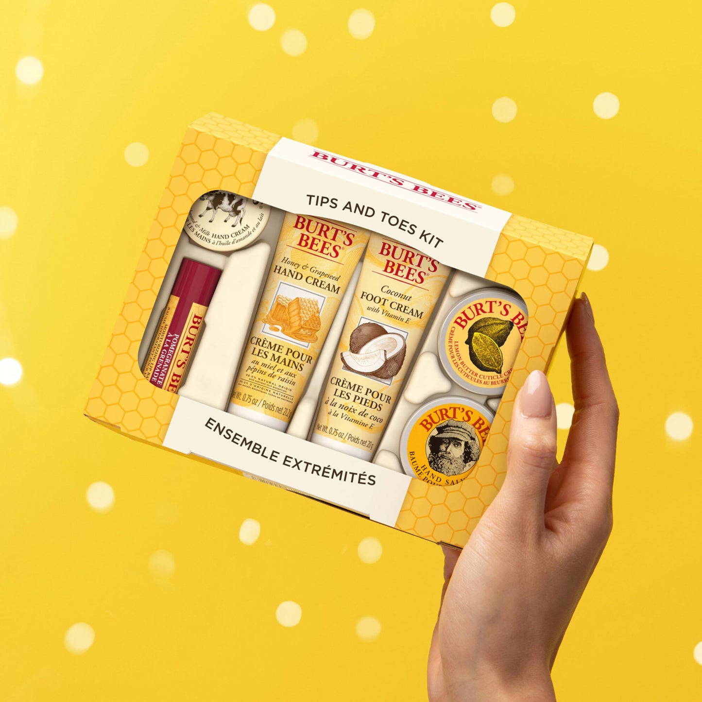 Burt's Bees Gifts Ideas - Classics Set, 6 Products in Giftable Tin – Cuticle Cream, Hand Salve, Lip Balm, Res-Q Ointment, Hand Repair and Foot Cream