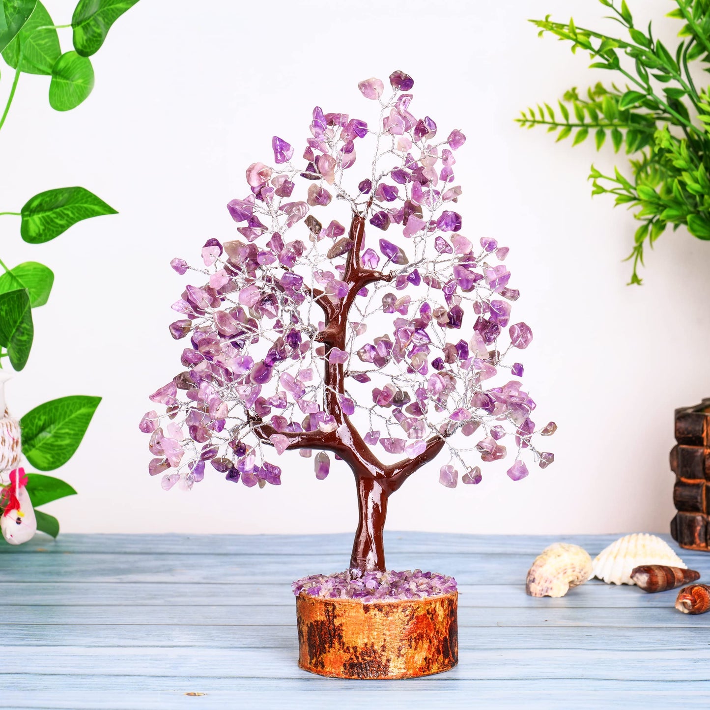 Chakra Tree - Stones and Crystals - Healing Crystals, Chakra Tree of Life, Crystal Tree, Crystal Tree for Positive Energy, Crystals and Healing Stone, Chakra Decor, Crystal Gifts, Spiritual Gifts